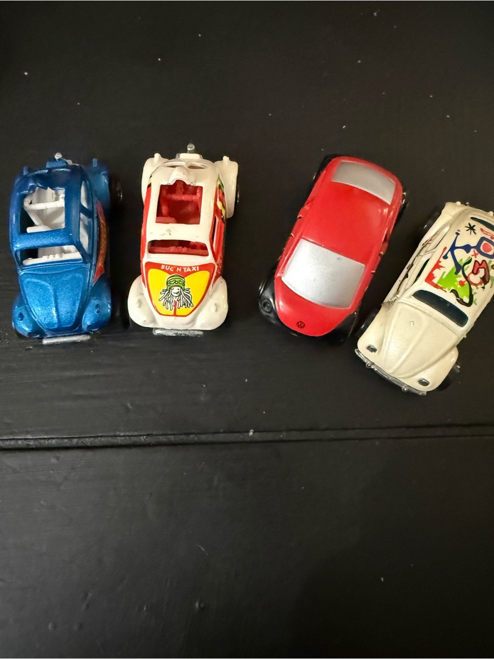 Vintage Volkswagen Beetle Toy Car Lot โ Hot Wheels & Matchbox